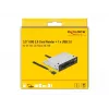 DeLOCK 91708 kortinlukija USB 2.0 sisäinen musta harmaa CF SD MicroSD