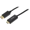 DisplayPort-HDMI-adapteri Sharkoon 4K 60 Hz, 1 m kaapeli