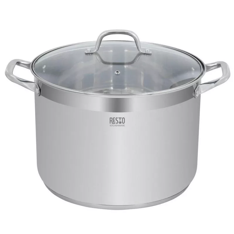 Pyöreä ruostumattomasta teräksestä valmistettu kattila Resto Kitchenware Libra 1,9 L
