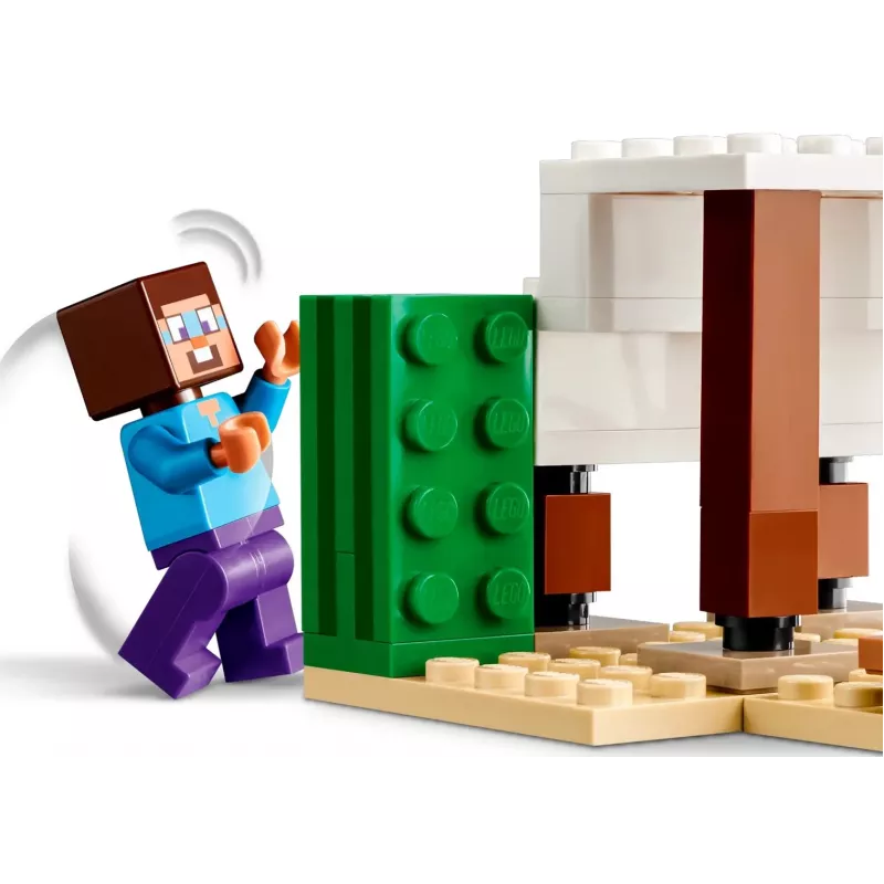 Lego Minecraft 21251 Steves aavikkoretki lelubiomi-rakennussarja