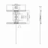 Sbox PLB-1246F kiinteä taulutelevisioteline 37-70 50kg