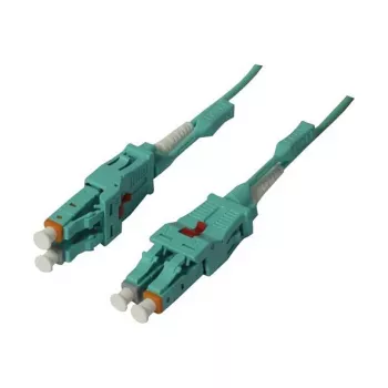 LWL-2-kuitupatchkaapeli 0,5 m LC-LC 50/125 µm OM3 Uniboot käännettävä Push/Pull AD 2 mm - kaapeli - multimode-kuitu (S215540)
