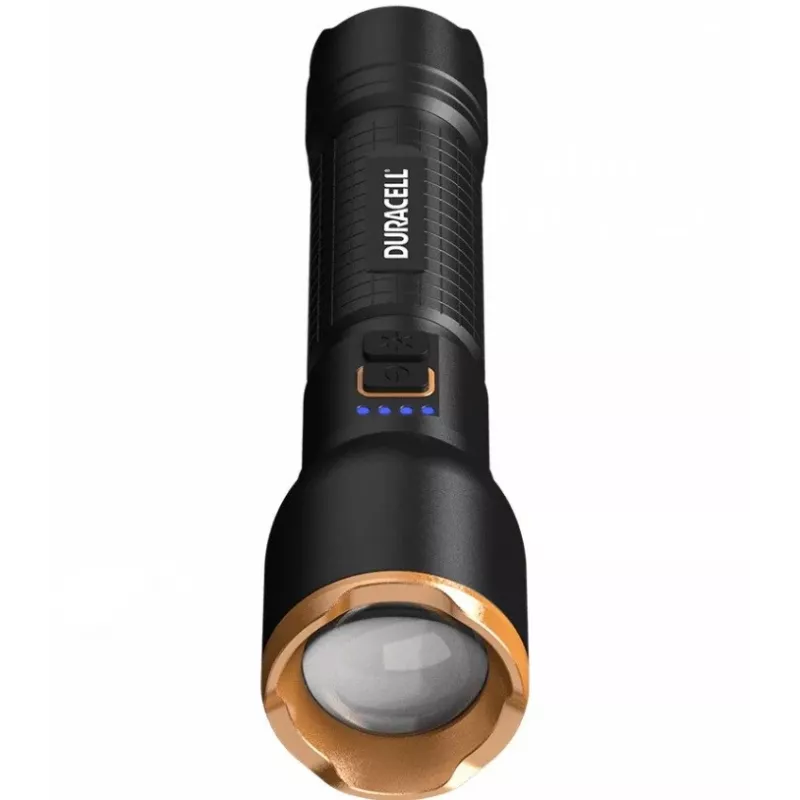 Taskulamppu Duracell DF3000R, musta