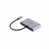 DICOTA D32064 telakointiasema tablet/älypuhelin/kannettava tietokone hopea