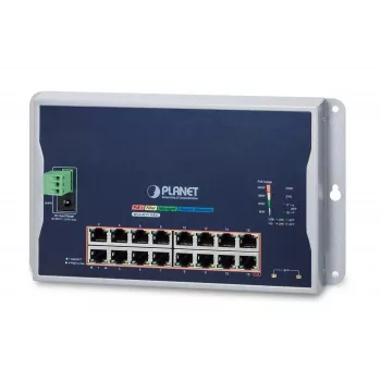 Hallittava kytkin PLANET WGS-4215-16P2S L2 Gigabit Ethernet 16 porttia PoE