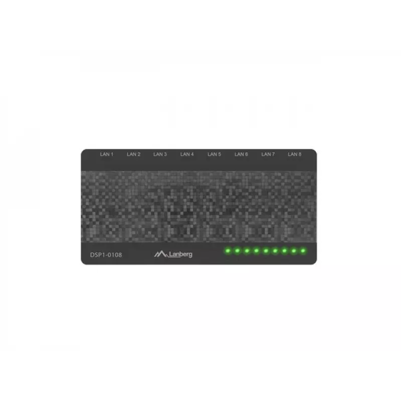 LANBERG DSP1-0108 Lanberg kytkin DSP1-0108 8-porttia 100MB/S työpöytä