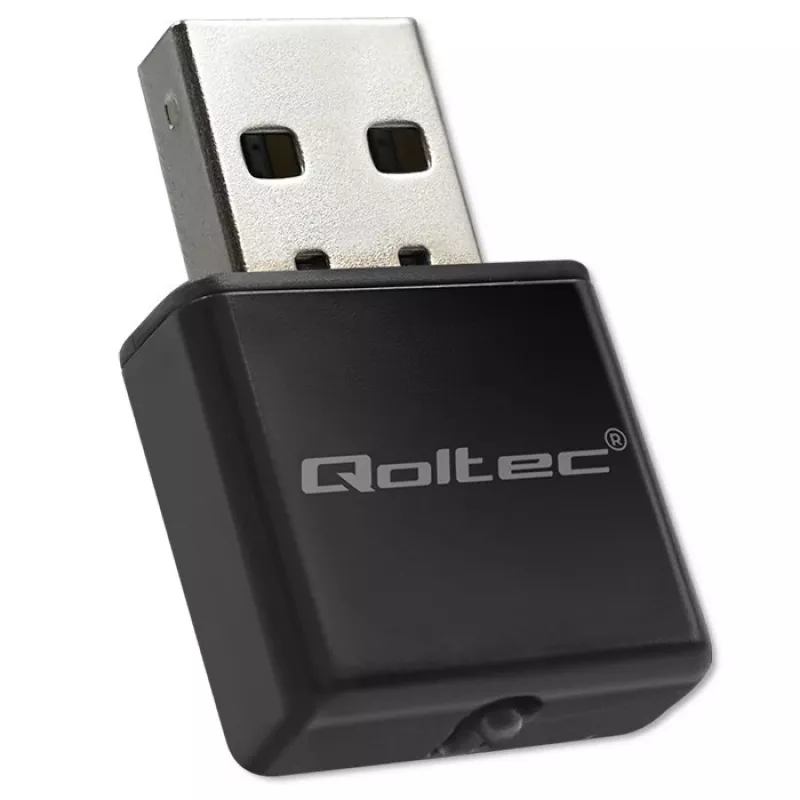 Wi‑Fi-USB-sovitin QOLTEC NANO 56986 — Mini-N, USB 2.0, 802.11n