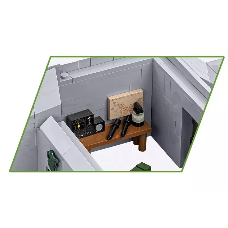 Rakennussarja Cobi Deutscher Bunker Regelbau 667/642 malli COBI-3136 – yksityiskohtainen palikkasarja