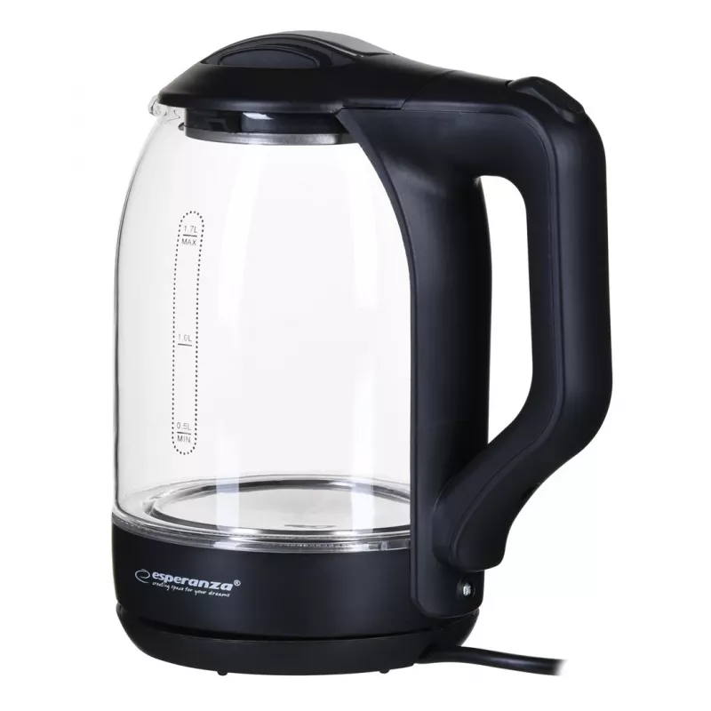 Esperanza EKK025K vedenkeitin 1,7 L musta, monivärinen 1500 W