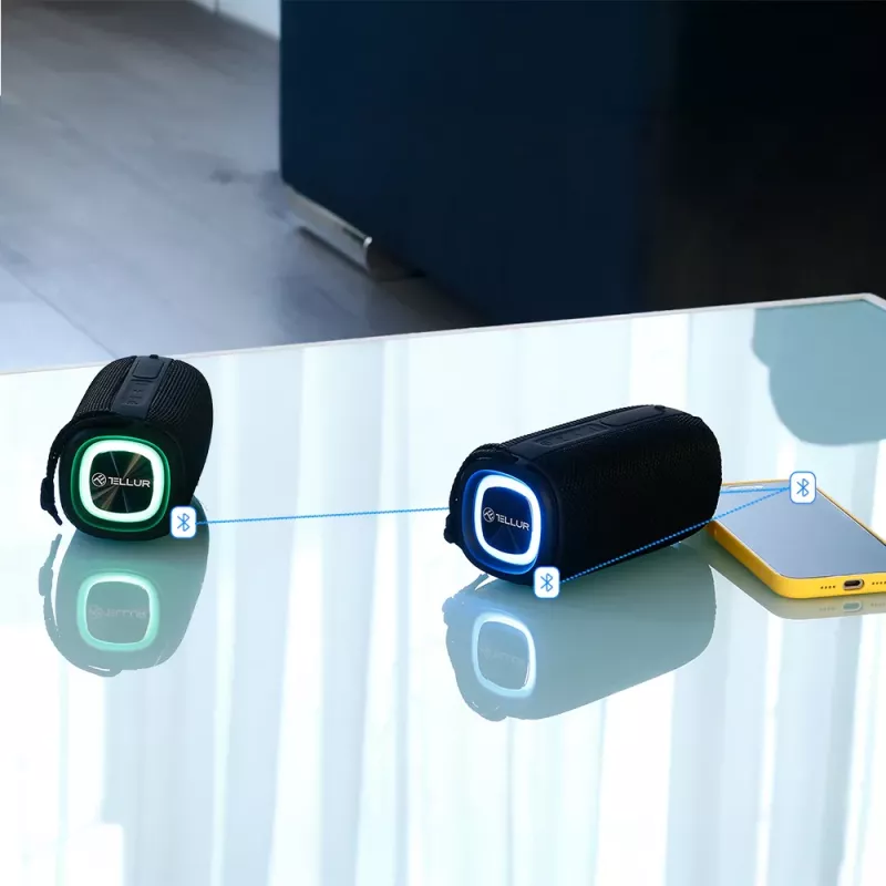 Kannettava kaiutin Tellur Eclipse Bluetooth 12W musta