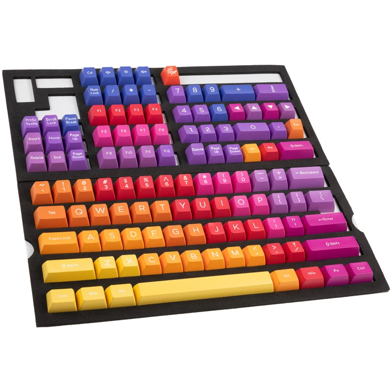 Näppäinhattu Ducky Afterglow DKSA108-USADZZWSG monivärinen ABS