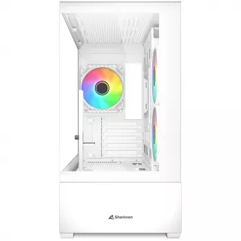 PC-kotelo Sharkoon MK6 RGB Midi Tower valkoinen