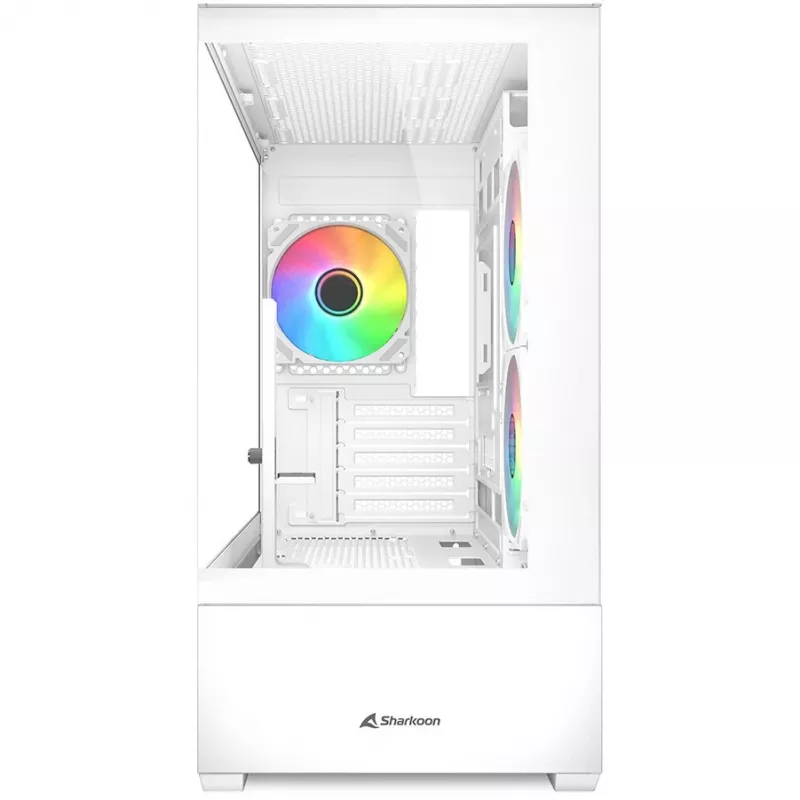 PC-kotelo Sharkoon MK6 RGB Midi Tower valkoinen