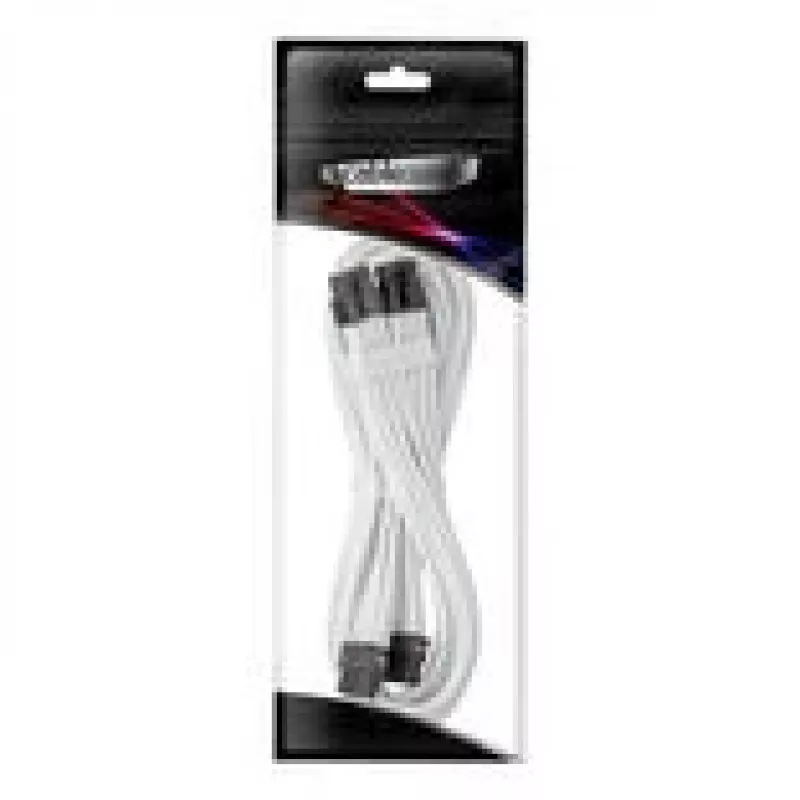 CableMod C-Series Pro ModMesh Bridged-Connection -kaapeli - 8+8-pin PCIe, valkoinen, 60 cm