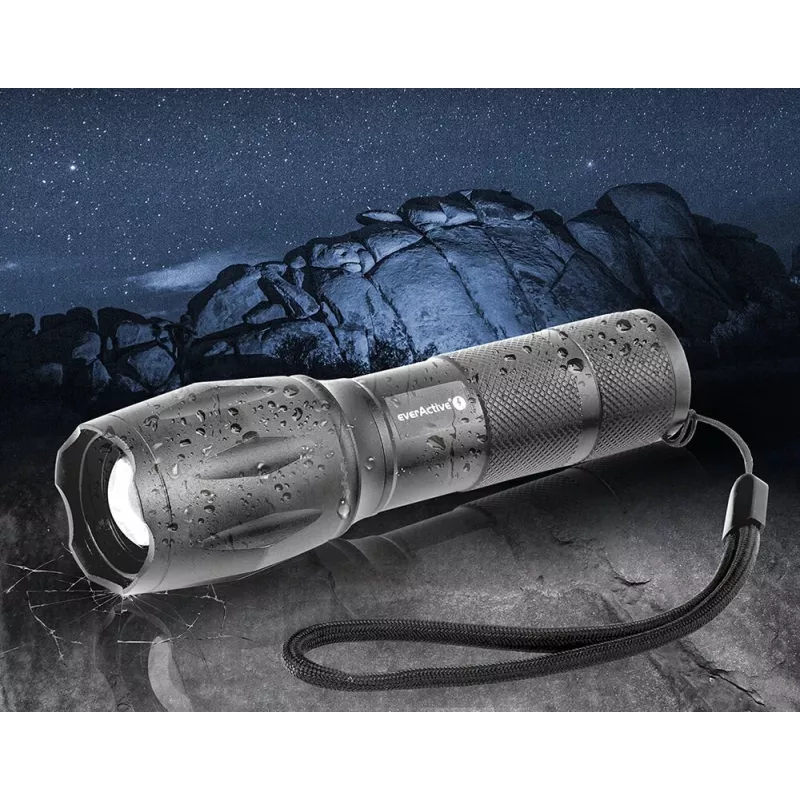 everActive FL600 LED-taskulamppu, 600 lm, CREE XM-L2, 18650 / 3x AAA