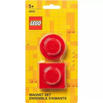 Magneettisarja Room Copenhagen, malli 40101730 (punainen) – koristeelliset LEGO-tyyliset magneetit