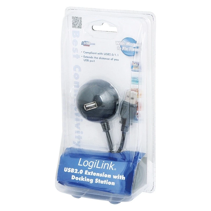 USB 2.0 -jatkokaapeli telakointiliitännällä