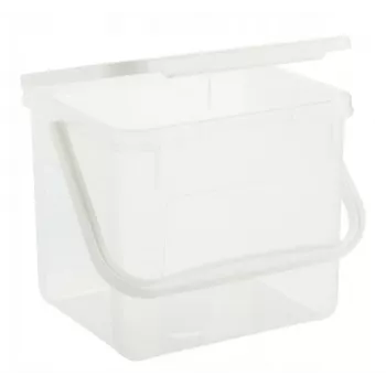 Puhdistusnesteen säiliö Rotho Basic 4,5 l malli 1770201100RP, läpinäkyvä teknopolymeeri kannella ja ripustusreiällä