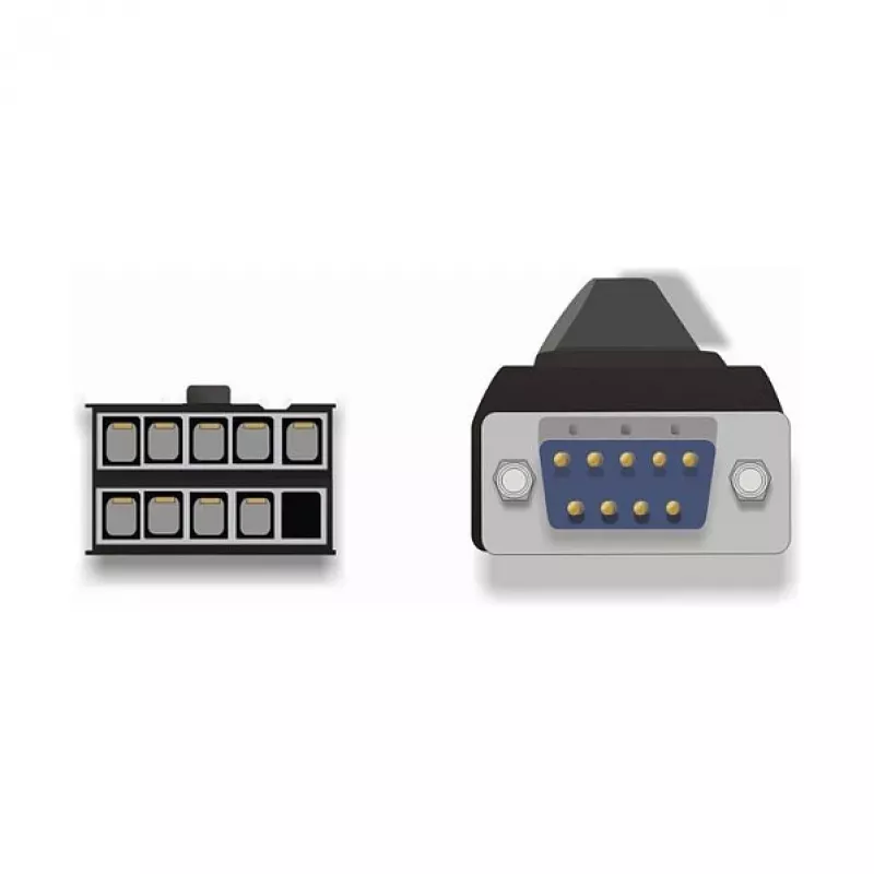 Sarjakaapeli DeLOCK 89900 harmaa 0,25 m RS-232 DB9 9-pin COM