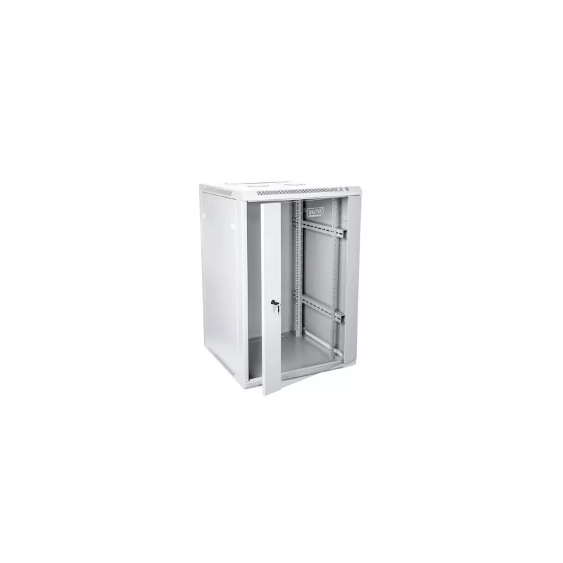 Digitus DN-W19 15U/600 verkkokaappi seinäasennus rack vaaleanharmaa