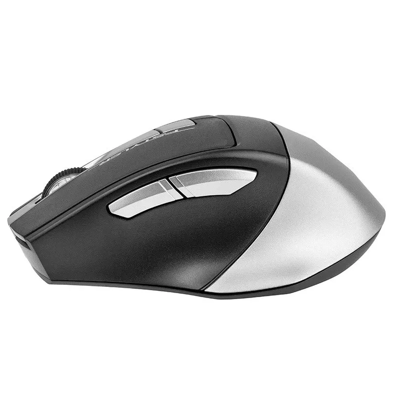 Langaton hiiri A4Tech FB35 (malli 46717) – Bluetooth + 2,4 GHz, 2000 dpi, 6 painiketta, harmaa