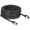 Verkkokaapeli DeLOCK RJ45 Cat.6A uros-uros S/FTP 15 m musta