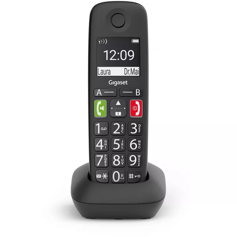 Gigaset Hearing Aid.DECT E290HX lisäluuri, musta