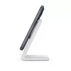 Langaton laturi Crong CRG-MSS-WHT 10W pikalataus Qi-yhteensopiville laitteille