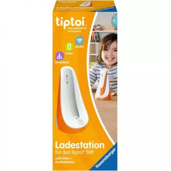 tiptoi latausasema Ravensburger 00111 sisätilan latausasema stylus-kynälle oranssi valkoinen