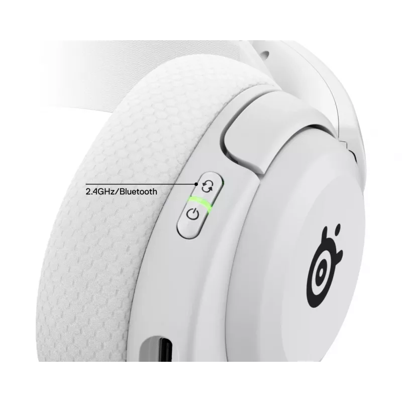 Steelseries Arctis Nova 5P Wireless -kuulokkeet pantaohjaimella pelaaminen USB Type-C Bluetooth valkoinen