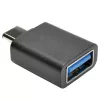Eaton Tripp Lite Series USB 3.1 Gen 1.5 -sovitin USB-C - USB Type-A M/F 5 Gbps tabletti älypuhelin - USB-sovitin - USB Type-A (W) - 24-pin USB-C (M) - USB 3.1 - musta (U428-000-F)