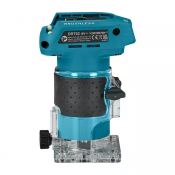 DRT52Z Makita 18V LXT akku-harjaton yläjyrsin 6 mm (1/4