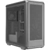 PC Midi Tower Cooler Master MasterFrame 600 Mesh hopea — tukee ATX/EATX, edessä 2×200mm, 2,5 inch/3,5 inch asemat