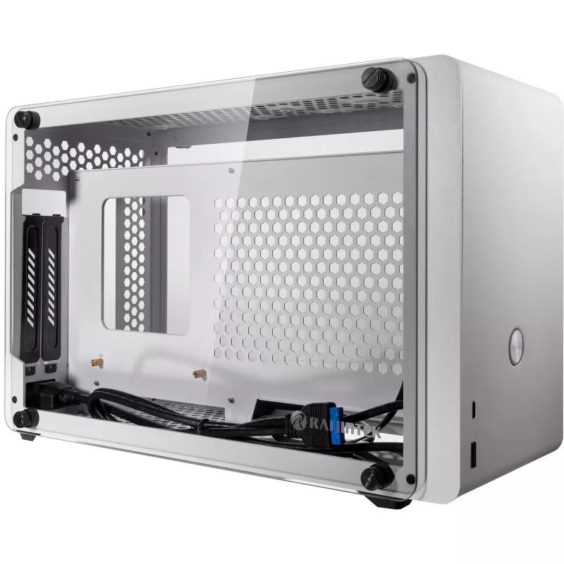 RAIJINTEK Ophion Mini-ITX kotelo karkaistulla lasilla - valkoinen - kotelo - Mini-ITX