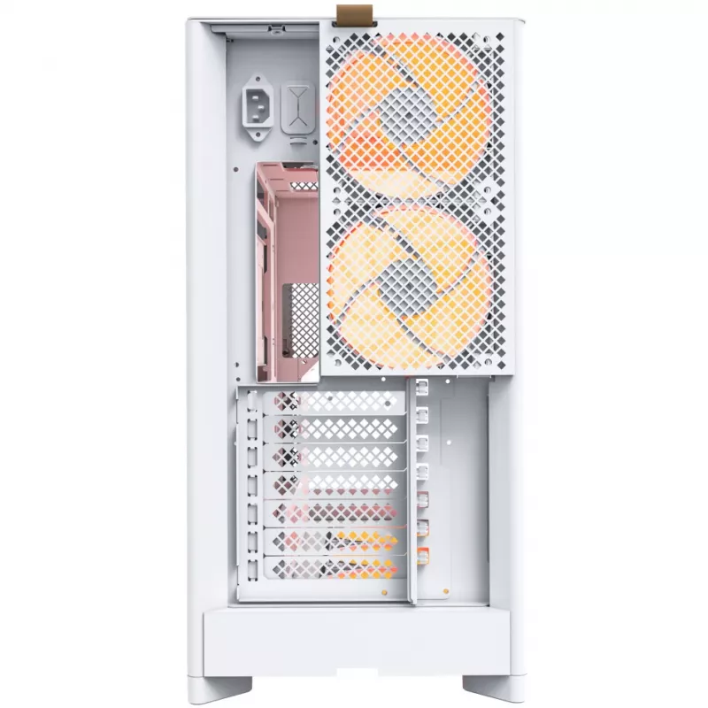PC-kotelo Montech HS02 PRO Midi Tower valkoinen