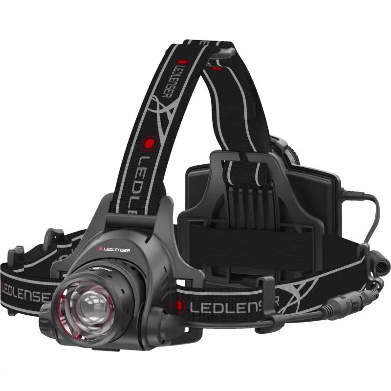 Otsalamppu taskulamppu Ledlenser H14R.2 musta