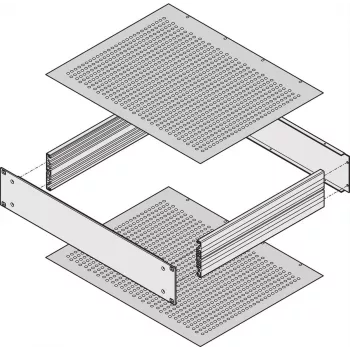 Schroff peitelevy 400D PERF. (30860513)