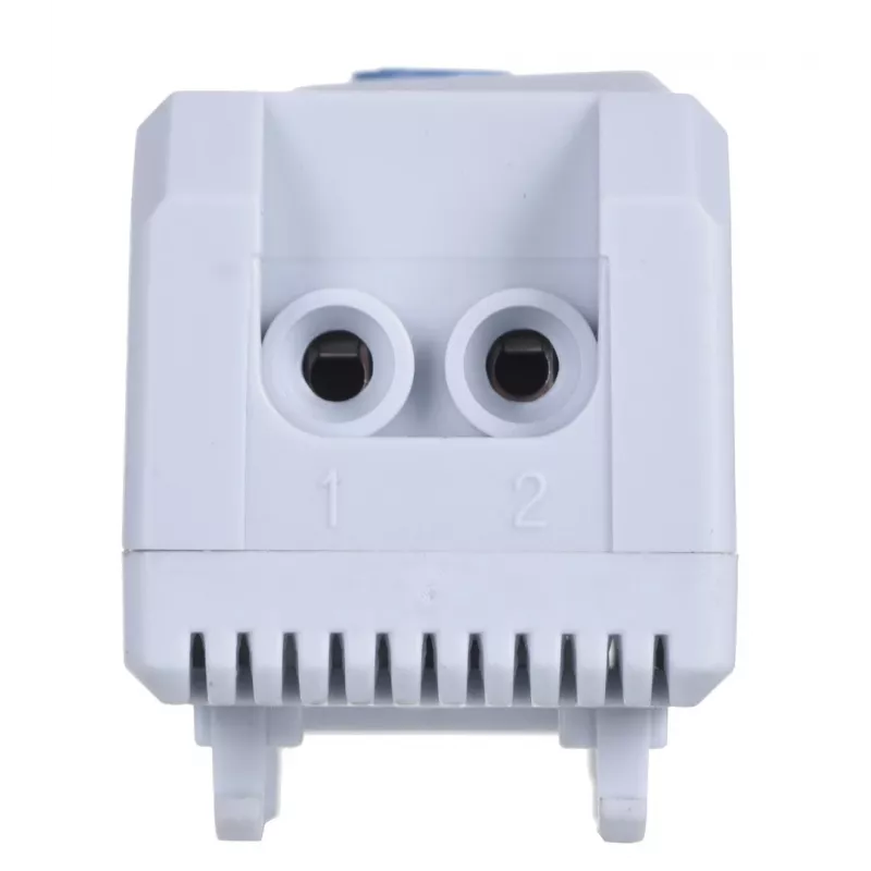 Termostaatti Alantec KTS, kiertonuppi, IP20, muovikotelo, harmaa, -45–70 °C, 60×33×43 mm
