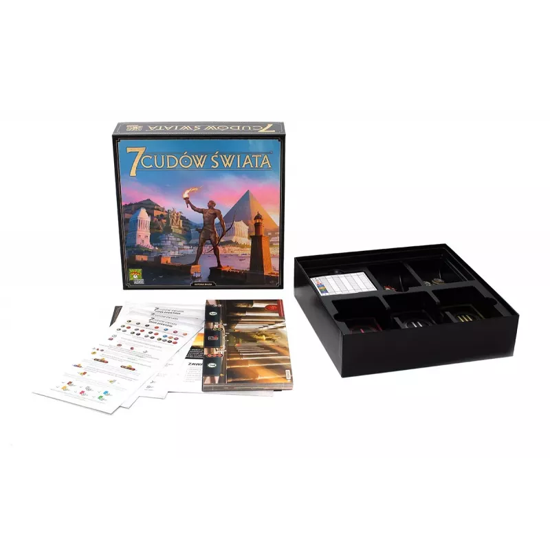 Lautapeli 7 WONDERS OF THE WORLD (puolankielinen versio)