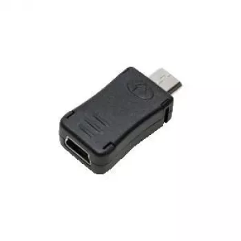 Logilink - USB-sovitin - 5-napainen Micro-USB tyyppi B (M) - Mini-USB, tyyppi A (W) (USB/USB 2.0) - musta (AU0010)