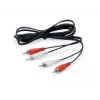 Equip 147094 audiokaapeli 2,5 m 2 x RCA musta