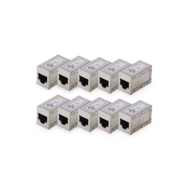 Digitus CAT 6 modulaariset liittimet suojatut 10 kpl RJ-45 kultakontaktit