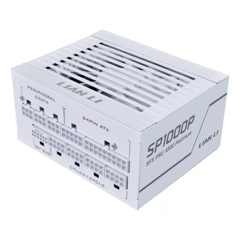 Virtalähde Lian Li SP Series Platinum SFX täysmodulaarinen PCIe 5.1 ATX 3.1 1000W (G9P.SP1000P.W000.EU)