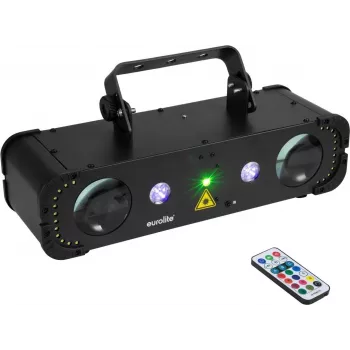 LED Multi FX Laser Bar EUROLITE Compact 7 väriä 3D-tehosteet (MPN 51741098)