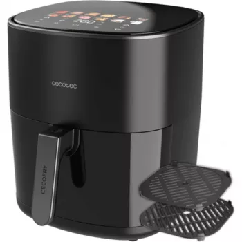 Kiertoilmakypsennin Cecotec Cecofry&Grill Duoheat 6500, 6,5 L, 2200 W, kosketus-LCD, musta