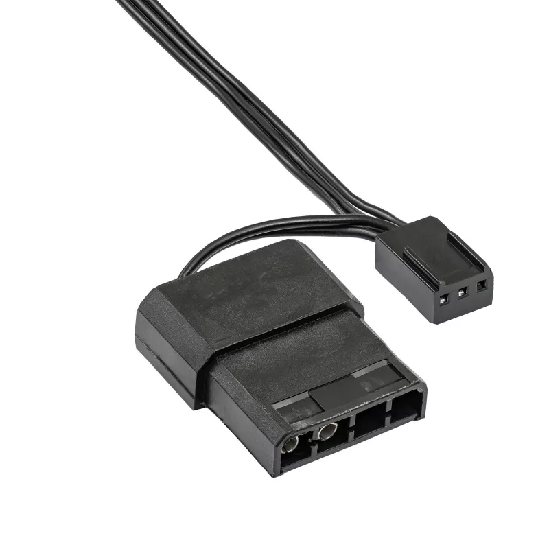 Akyga AW-12A-BK 120 mm kotelotuuletin, Molex / 3-Pin, 20 dB, musta