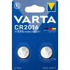 VARTA Electronics -paristo CR2016 litium 90 mAh 3V 2 kpl (06016101402)