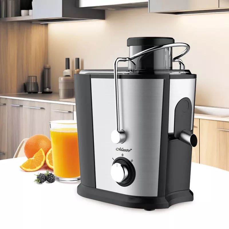 Maestro MR-802 mehustin, 700 W, musta/hopea