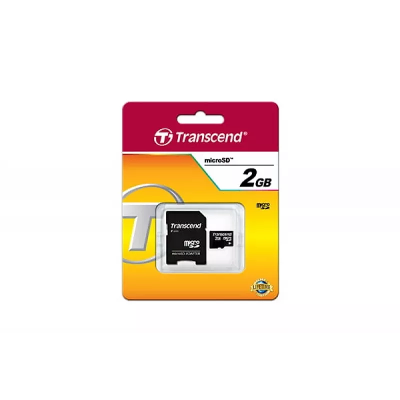 Transcend 2GB MicroSD TS2GUSD flash-kortti