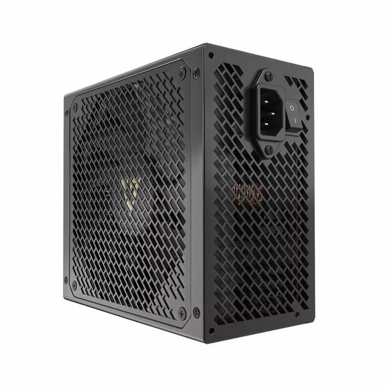 Virtalähde MODECOM VOLCANO HEX GOLD 750W, 80 PLUS Gold, ATX 3.1, modulaarinen, 14 cm tuuletin